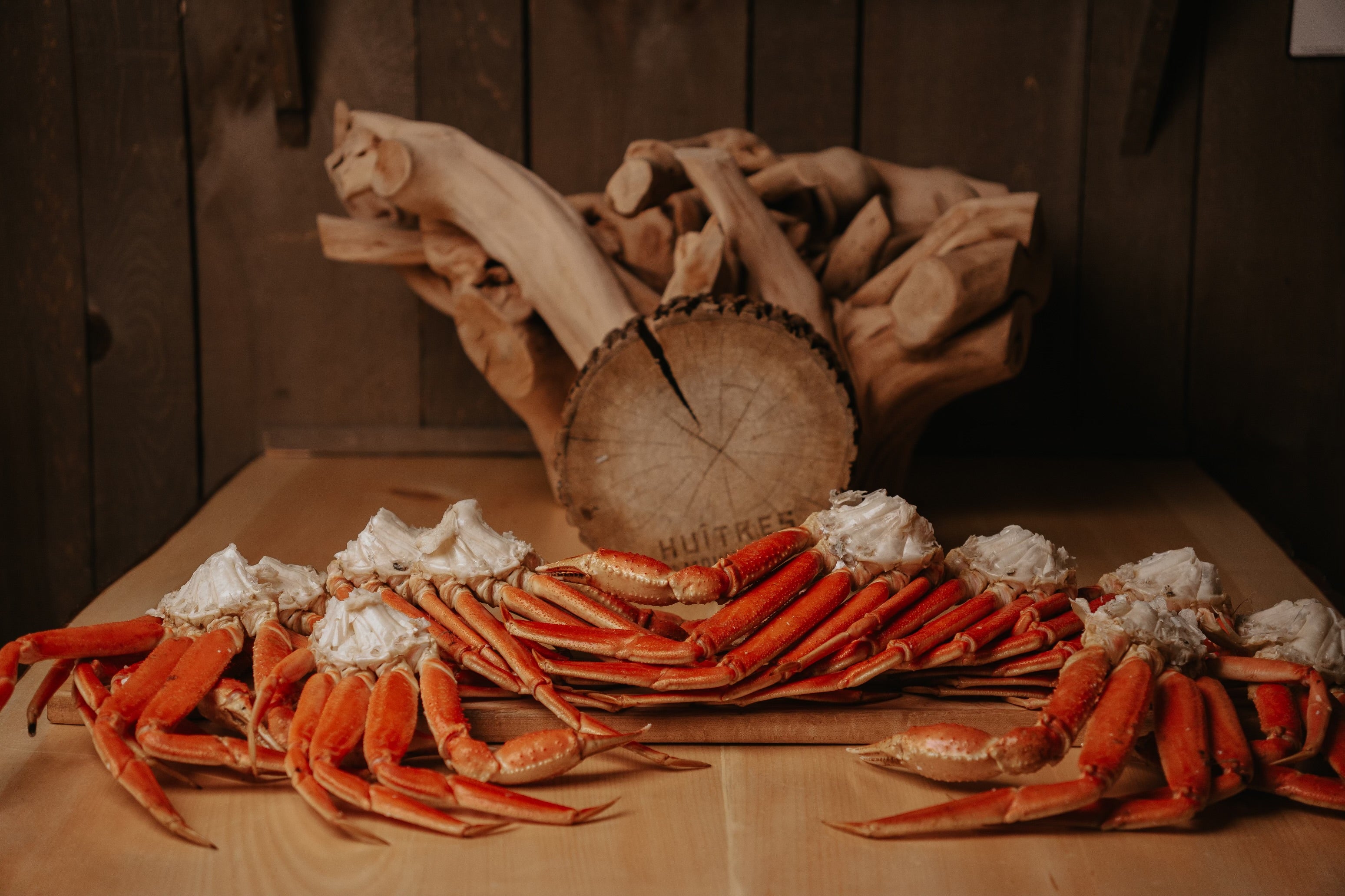 Freshly Cooked Jumbo Snow Crab Sections - 5lb