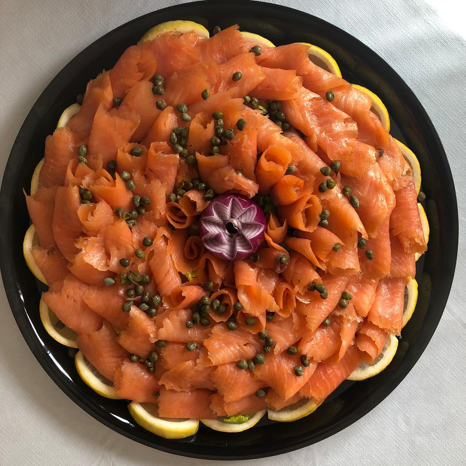 Sliced Smoked Salmon Platter