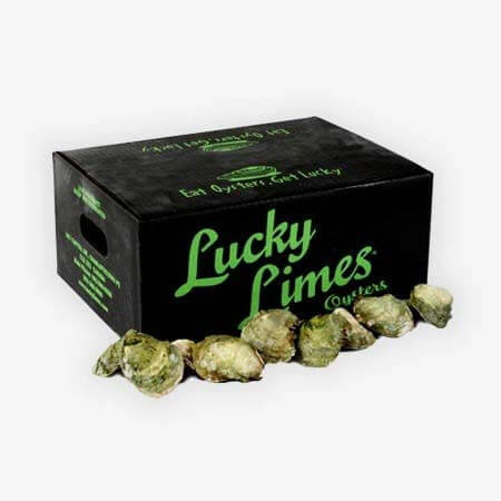 Box of 50 Unshucked Lucky Limes Oysters