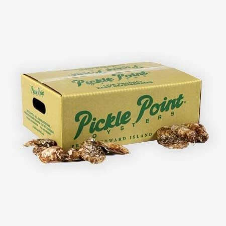 Boîte de 50 huîtres Pickle Point non écaillées